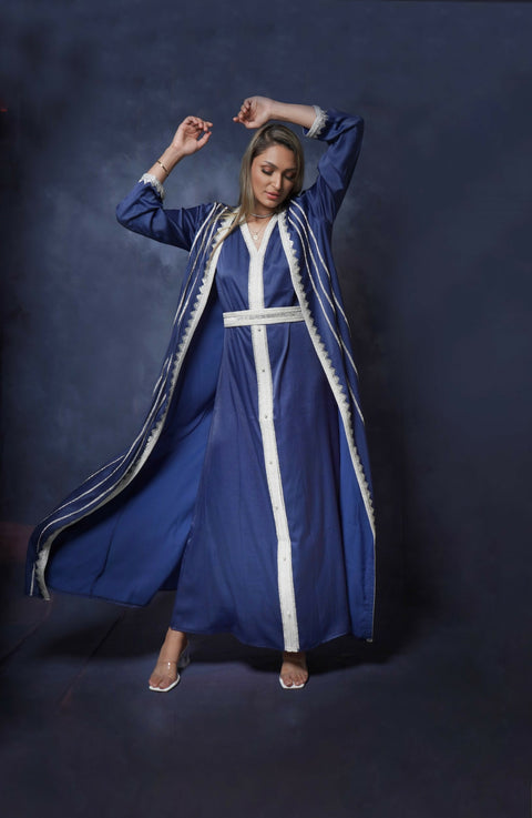 KAFTAN 2 PC BLUE SILVER 1 (3)