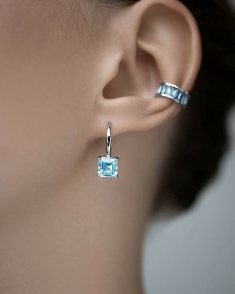 Light-blue Earrings Princess