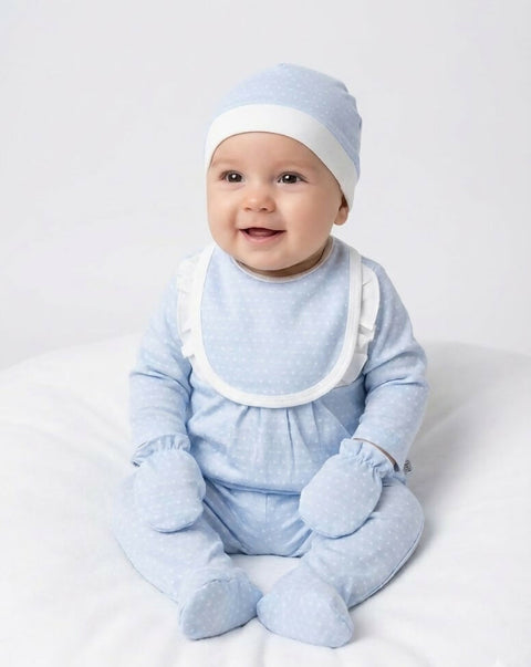 MAISON BEBE Mine Newborn Set in Blue
