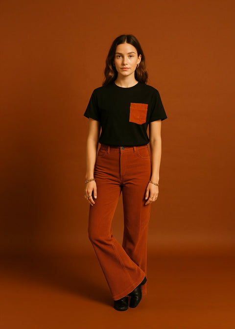 Corduroy Pocket T-Shirt