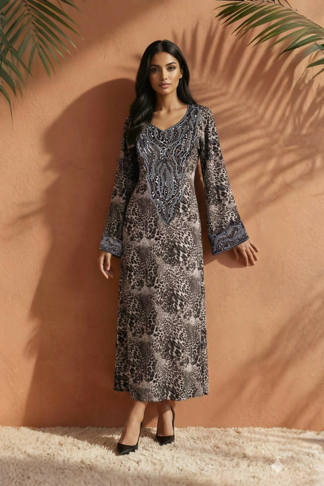 Elegant Makhwar, silky blend fabrics. With comfortable design ensures all-day comfort. Exquisite High-quality