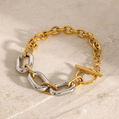 DoubleDip TwoTone Bracelet
