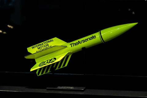 TheArsenale Rocket Sculpture - Neon Yellow Edition