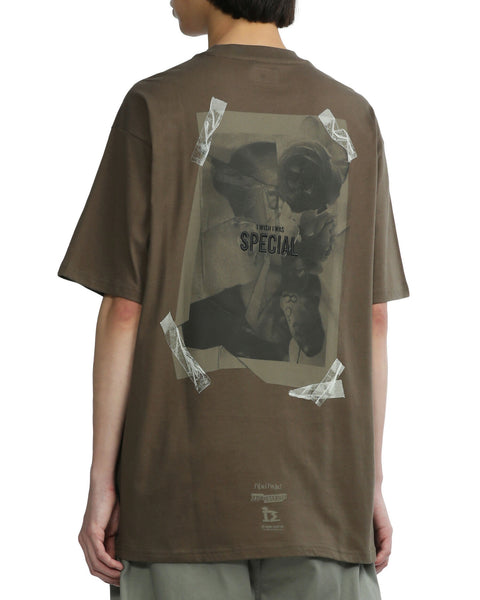 Photo Print T-Shirt In Brown