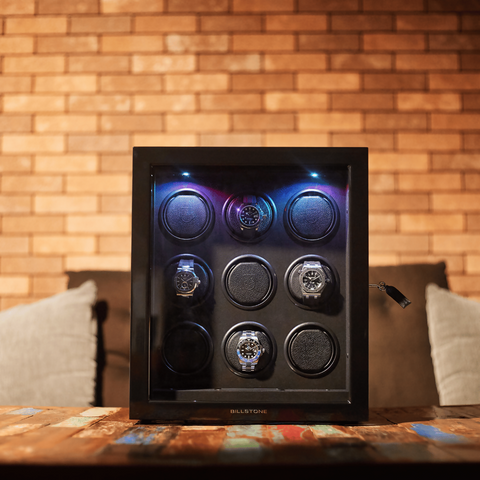 Paragon 9 Macassar Wood – Watch Winder