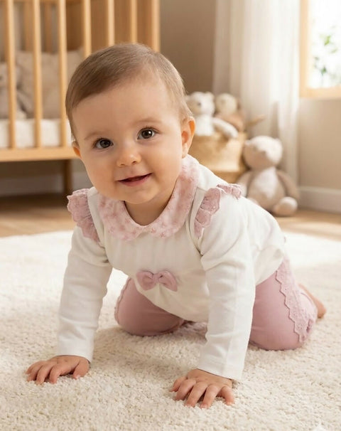 MAISON BEBE Rosy Fency Terry Set