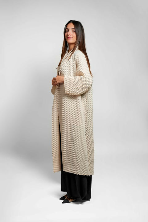 Women's Short Abaya Beige