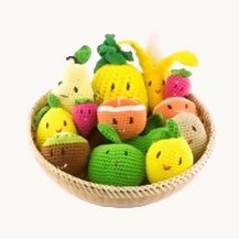Crafted Lemon Crochet Toy