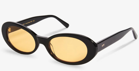 Kurt Black Yellow Sunglasses