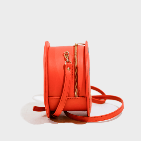 Dahlia The Round Bag - Red