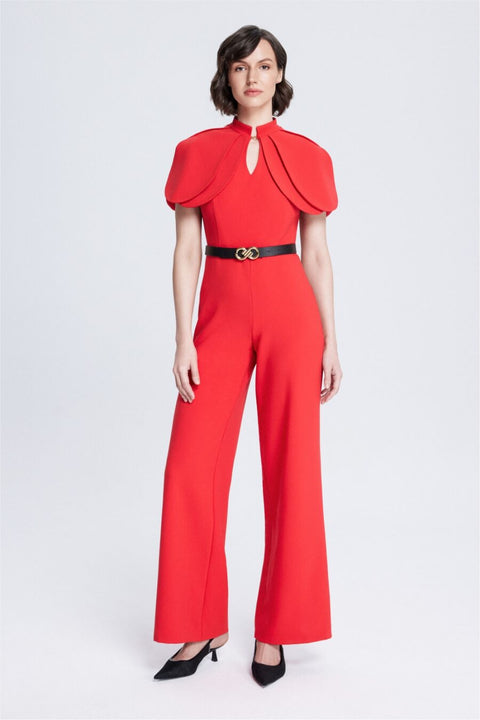 True Romance Red Jumpsuit