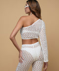 TulumseethroughTrousersCroppedTopWhite