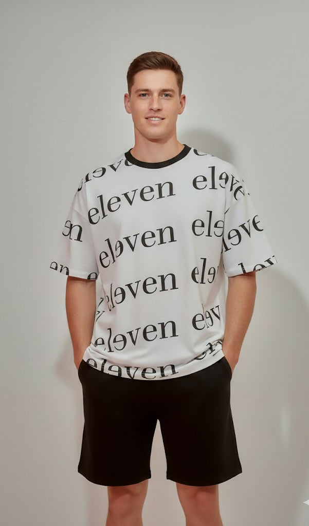 ELEVEN ELEVEN PRINT OVERSIZED T-SHIRT