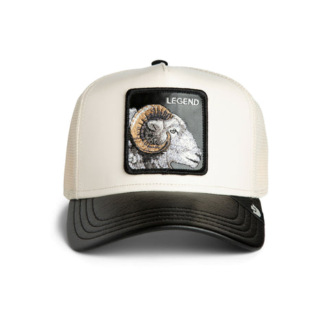 Goorin Bros. Faux Leather Ram Trucker Cap