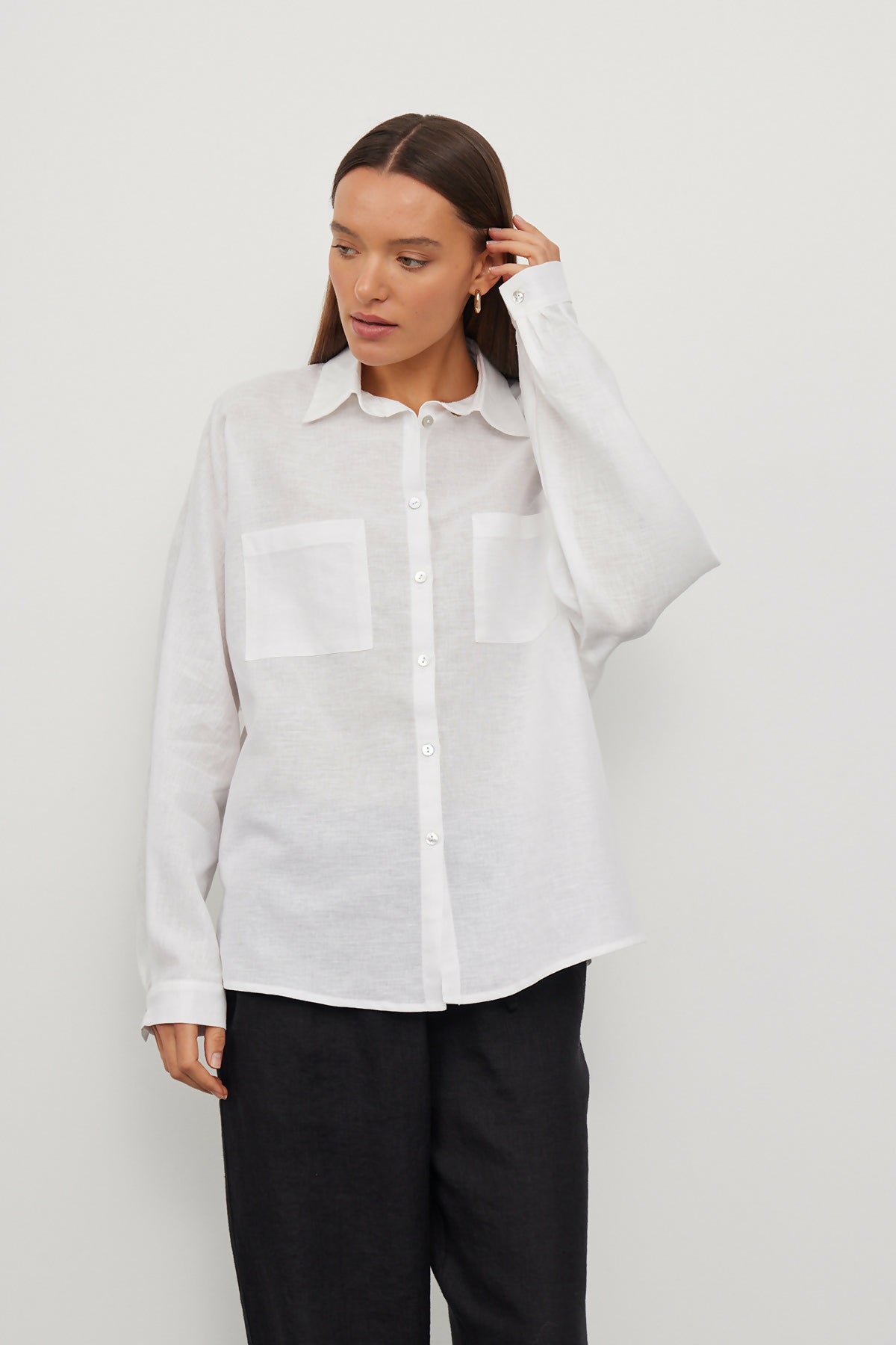 Long Sleeve Linen Shirt