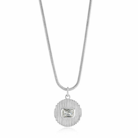 Le Signe Pendant Necklace- Silver