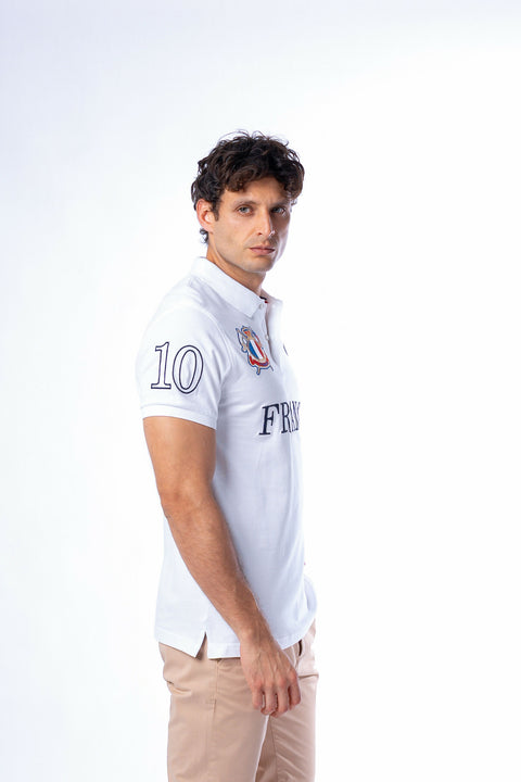 FRANCE POLO WHITE