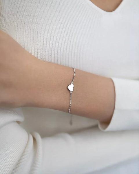Bracelet With Miniature Heart