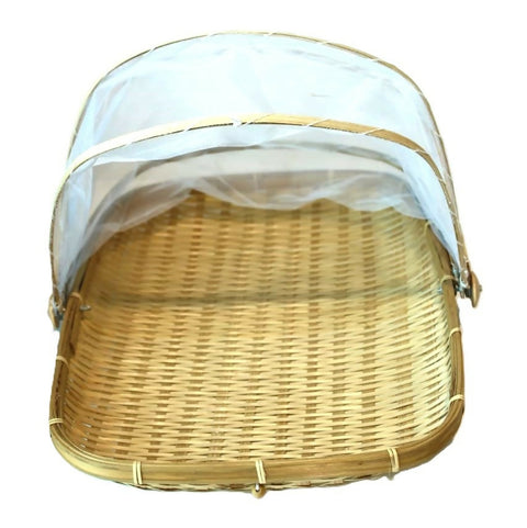 Susarts handmade Oval Tray with mesh cover