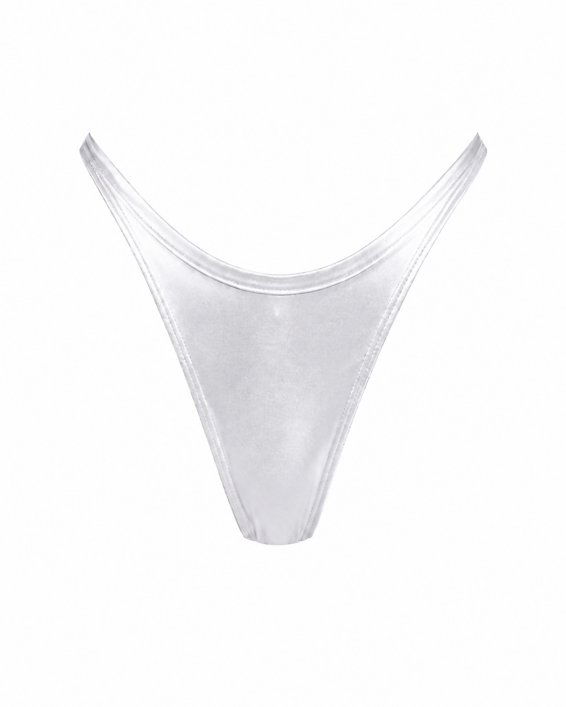 Chloe Bikini Bottom White Silver