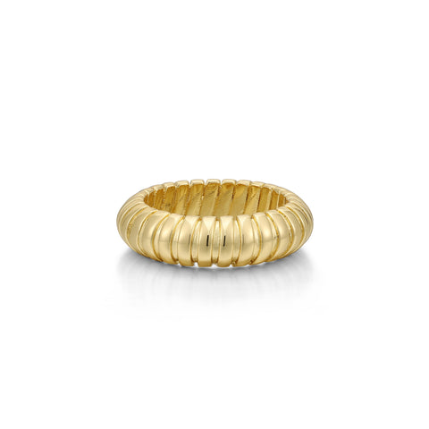 Snake Chain Ring- Gold- Size 6