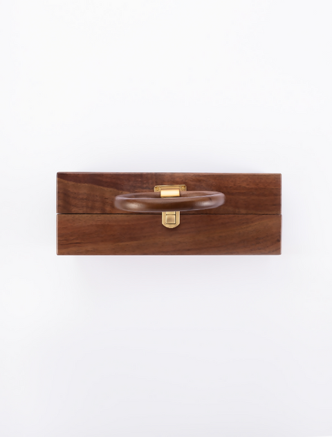 OWA WOODEN CLUTCH