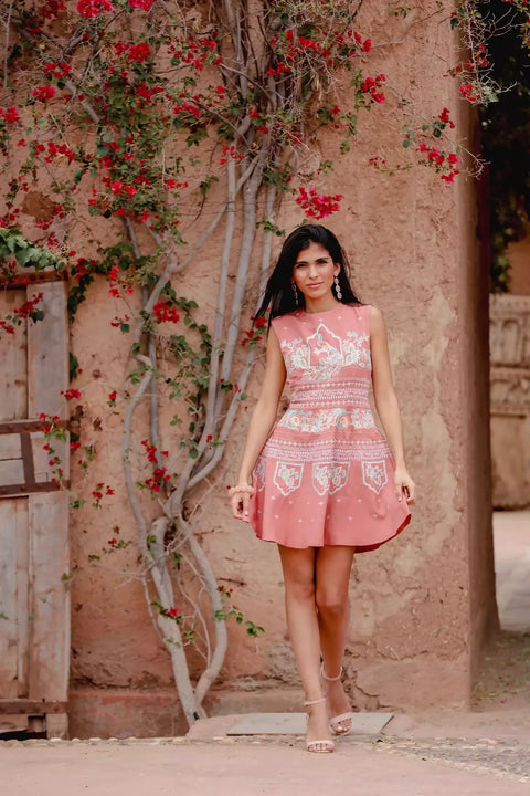 Amara Short Blush Dress