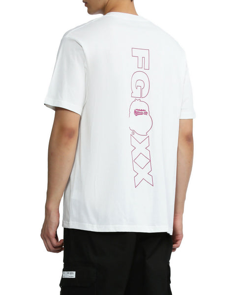 Back Logo White T-shirt in Cotton Jersey