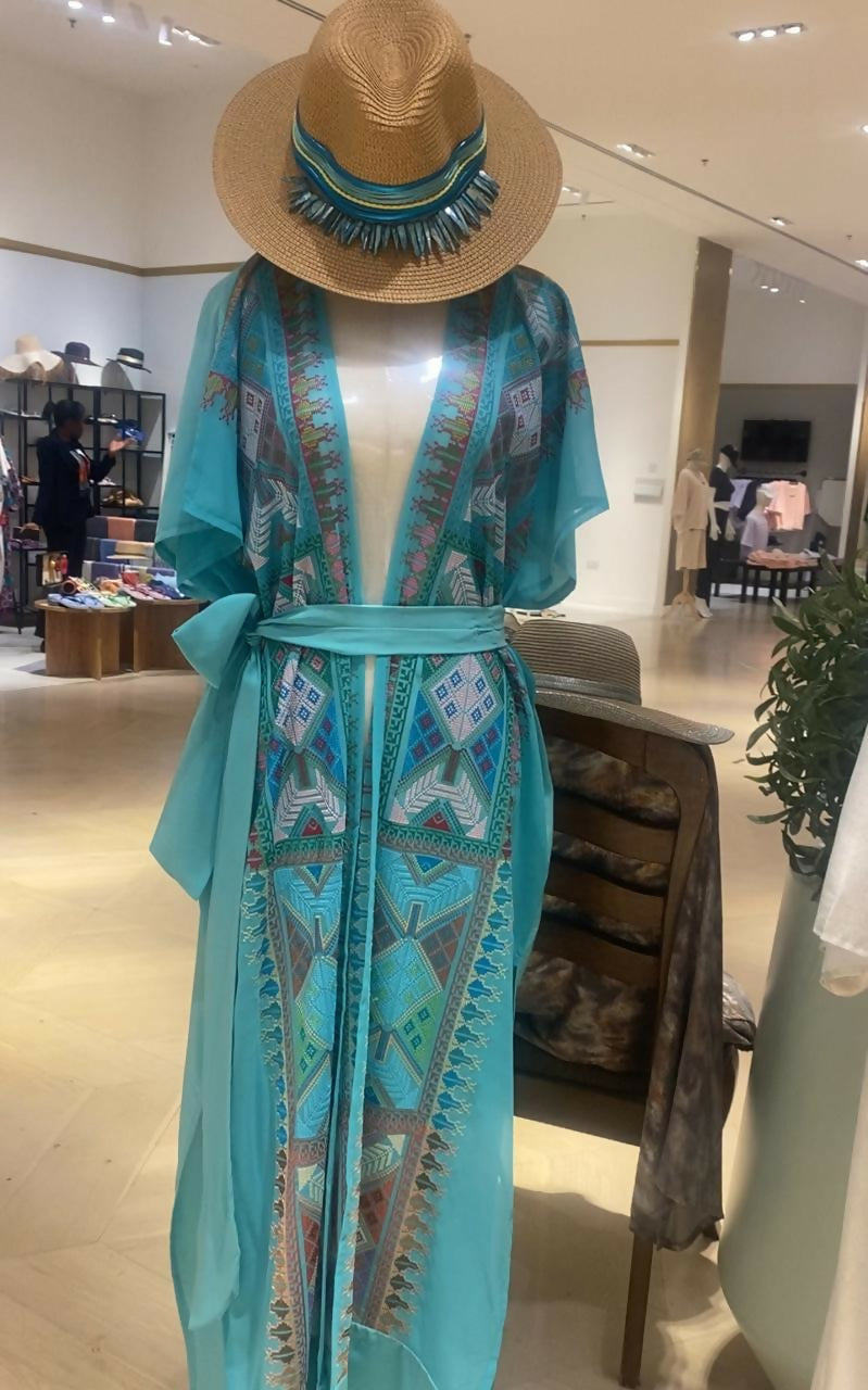 TURQUOISE KIMONO