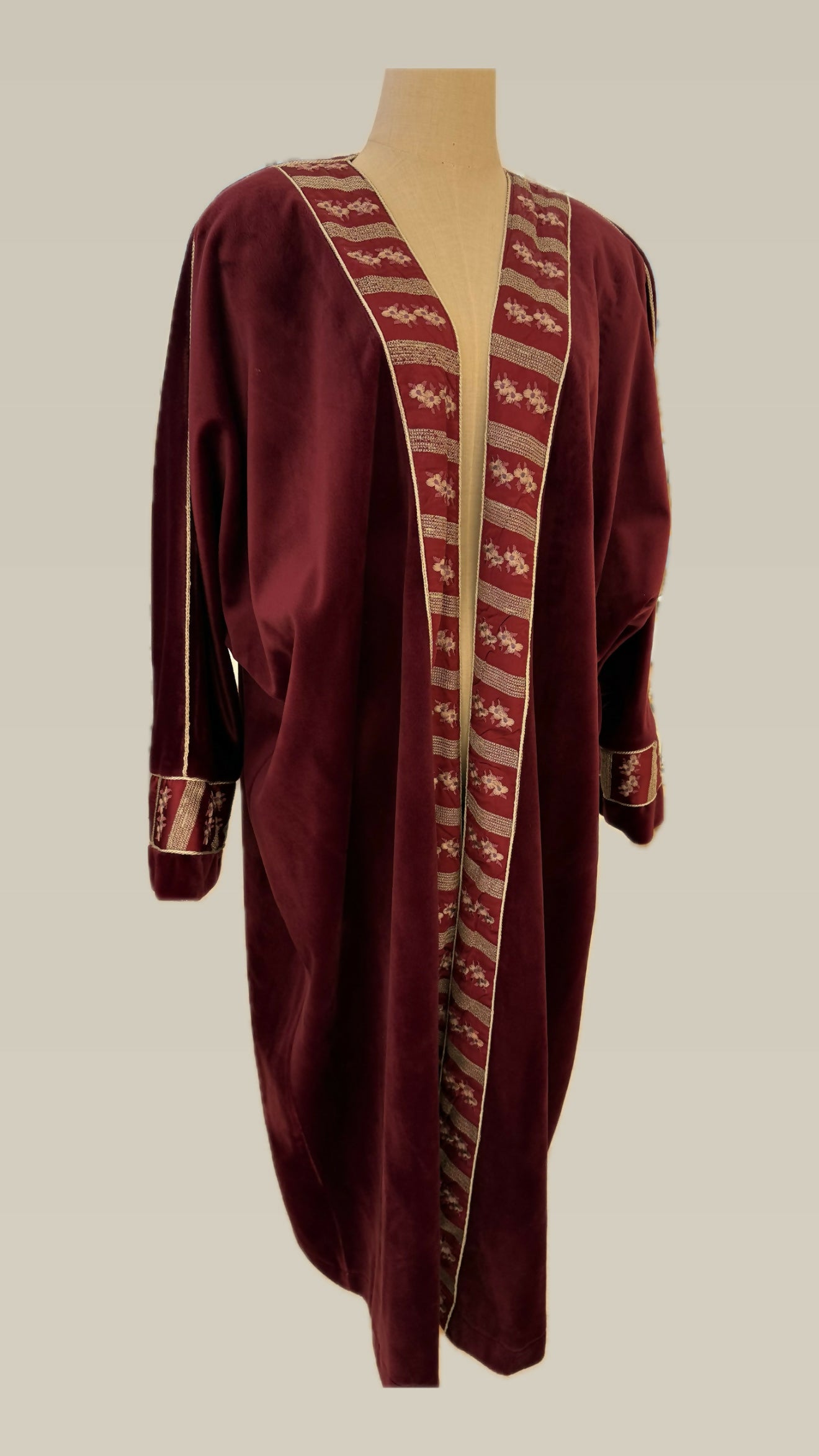 Ruby Velvet Abaya
