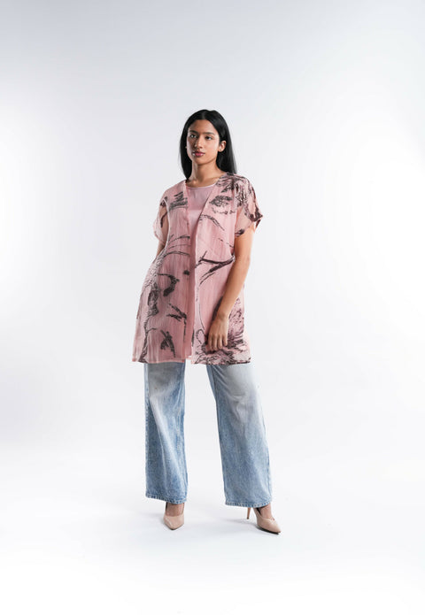 Lined Organza Short Trench
