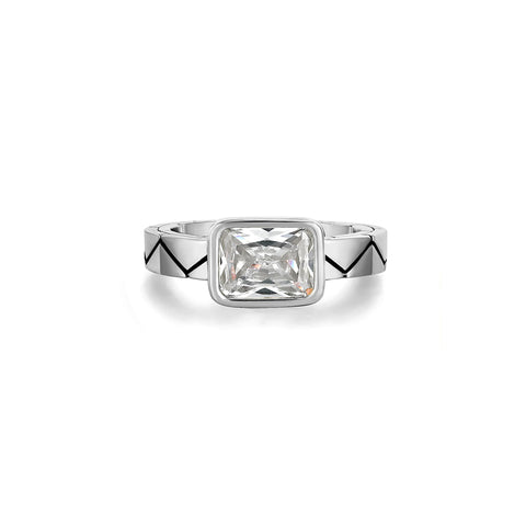 The Camille Ring- Silver- Size 5