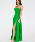 Sunset-Green-High-Slit-Halter-Neck-Maxi-Dress (3)