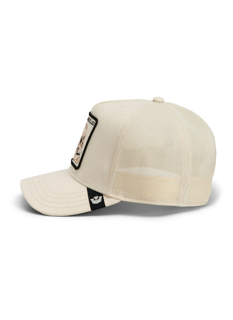 Goorin Bros Suede Cancelled Skull Trucker Cap