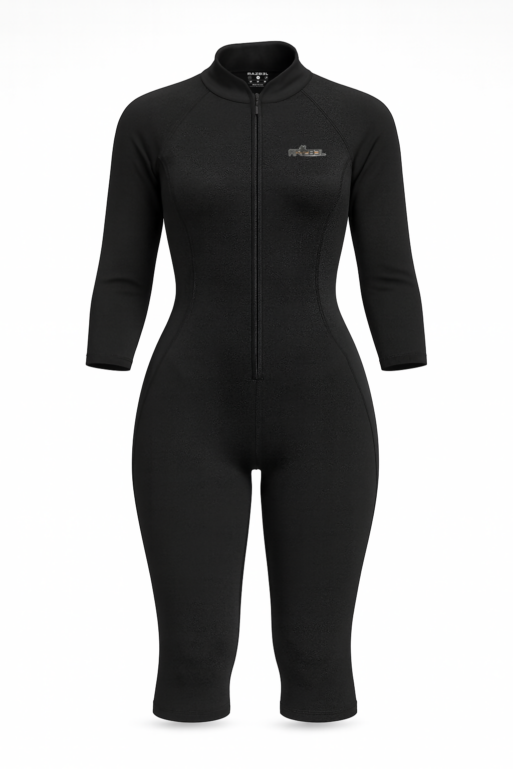 Women 3/4 Black Slimkini