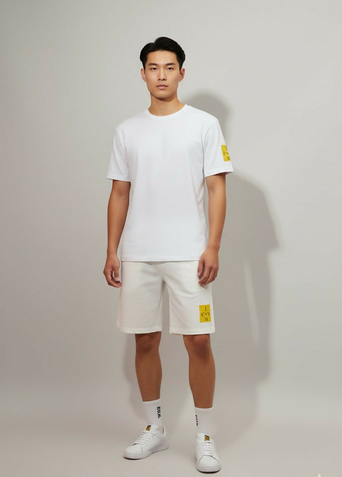 PATCH LABE ROUND NECK T-SHIRT