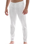 004 Wide Pants White