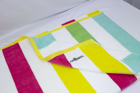Soleil Striped Beach Cotton Towel