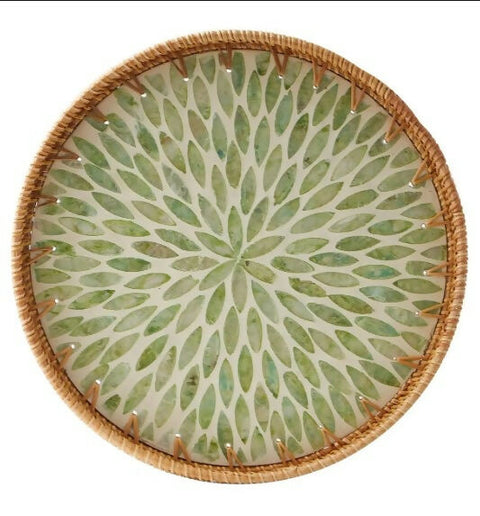 Mother of pearl Tray (set of 2)