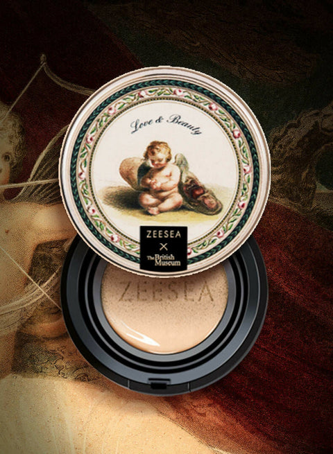 ZEESEA X The British Museum Angel Cupid Series Cushion BB Cream (Dry Skin) - R01 Ivory