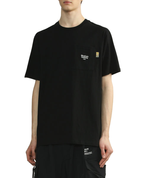 Logo Patch Pocket T-shirt in Black