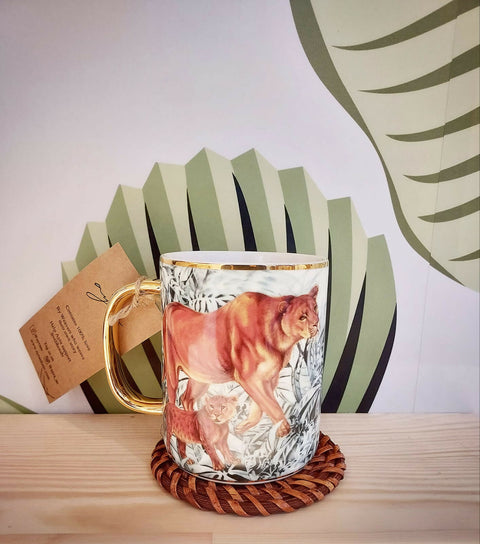 Hand-painted Porcelain Coffee mug