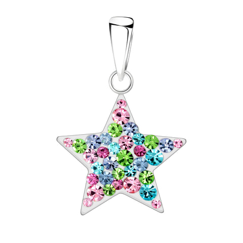 Multicolor Star Necklace