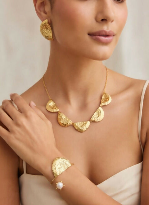 Sora Half moon Handmade set of 3 pieces