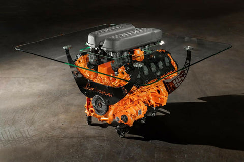 Lamborghini V10 Huracán LP610 Engine Coffee Table — TheArsenale Edition
