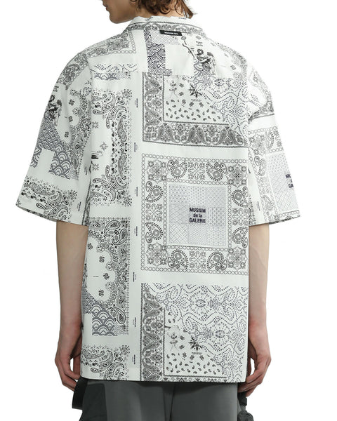 Relaxed Paisley Short Sleeve Shirt