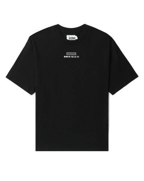 Digital Printed T-Shirt In Black