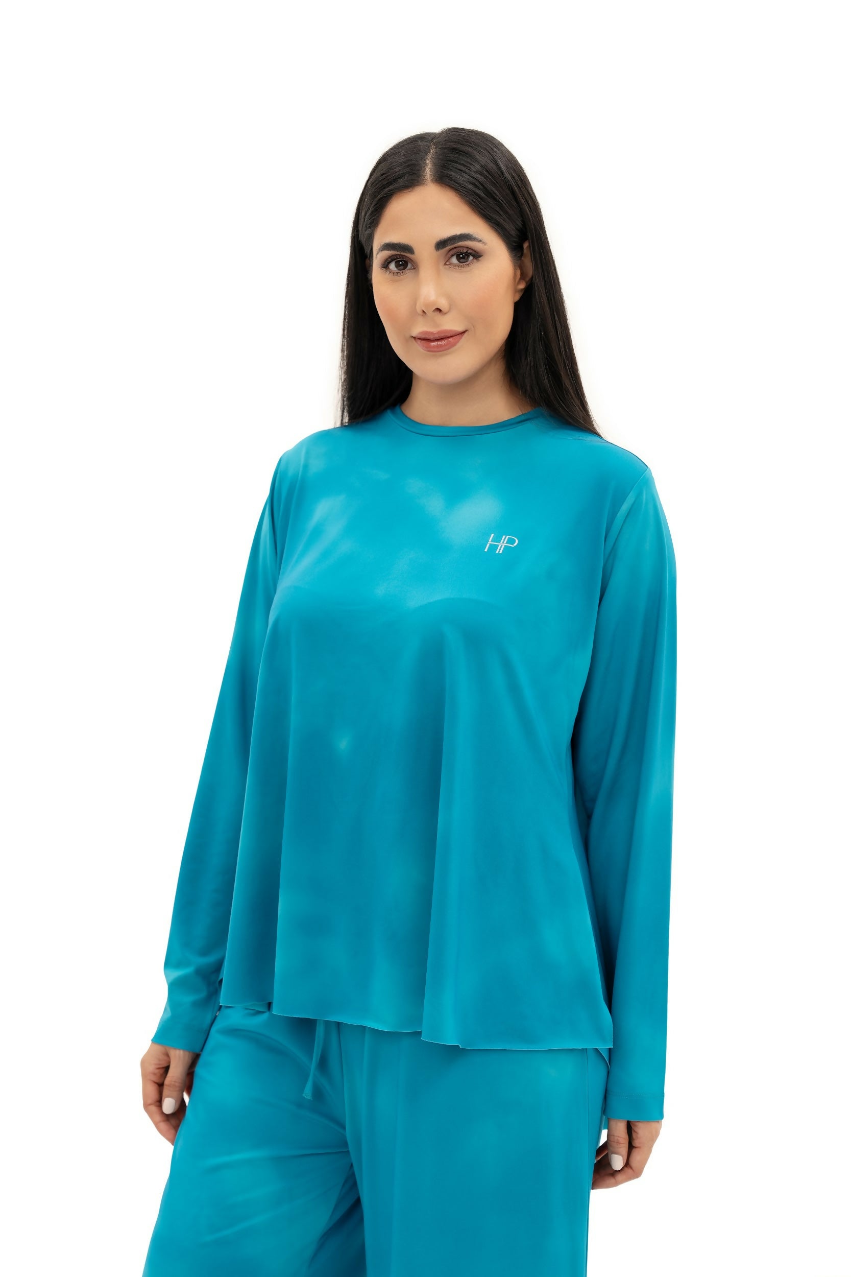 Flowy Combo Set Top & Pant - SIENA Turquoise