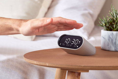 LEXON RAY CLOCK - RAW ALU