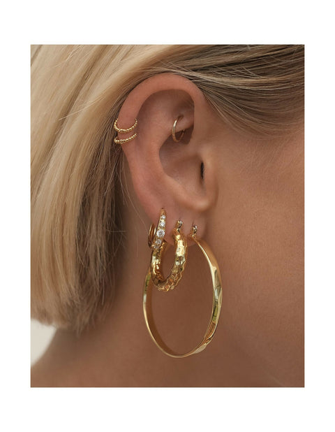 XL Celine Hoops- Gold